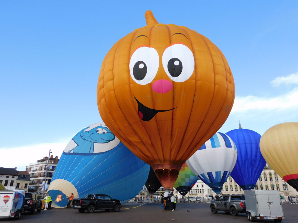 smiley luchtballon antwerpen